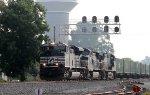 NS 2756 leads train 213 past the signals at Aycock